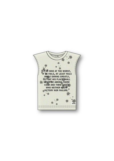 "Motivational " sleeveless